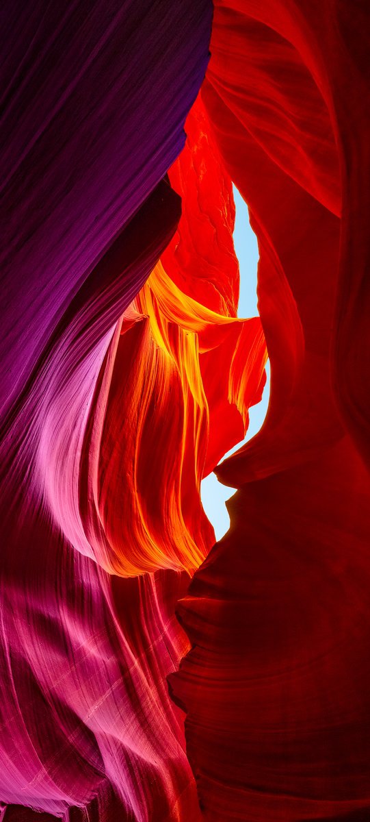 Abstract Photograph By Nick Psomiadis, 35 X 79", Ethereal Currents, Original Artwork