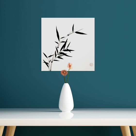Young sprig of bamboo - Bamboo series No. 2119 - Oriental Chinese Ink Painting