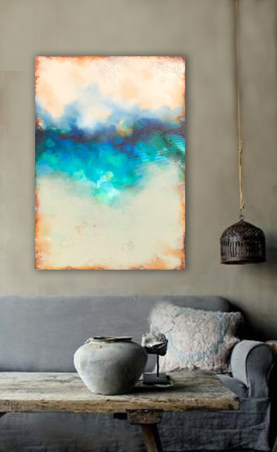 in pursuit blue (120 x 80 cm) Dee Brown