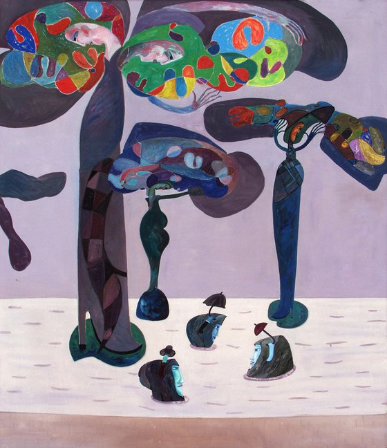 The Strollers (120x140cm)