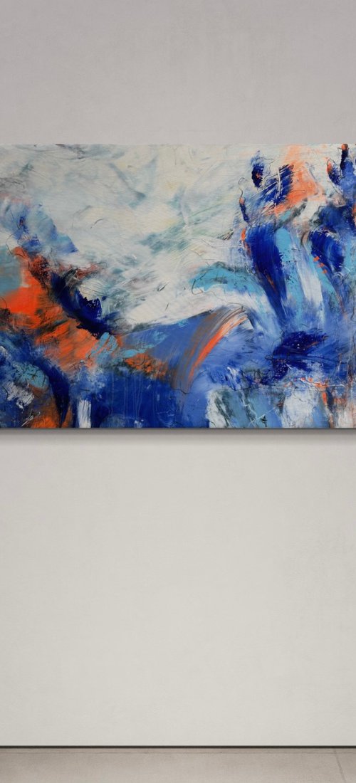 Dancers in the blue by Maria Bevilacqua-Fischer