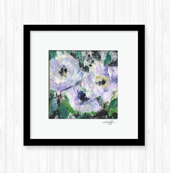 Abstract Floral 2020-87 - Flower Painting by Kathy Morton Stanion