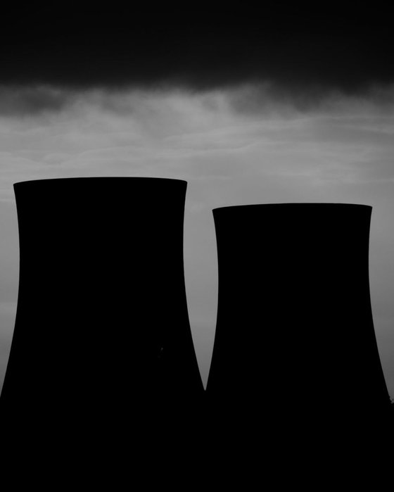 Cooling Towers at 'Didcot A' Power Station, Oxfordshire, England [Also available unframed]