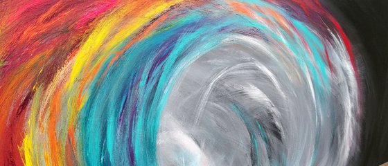 Flux - Panoramic Expressionism, Abstract, Colour, Wave