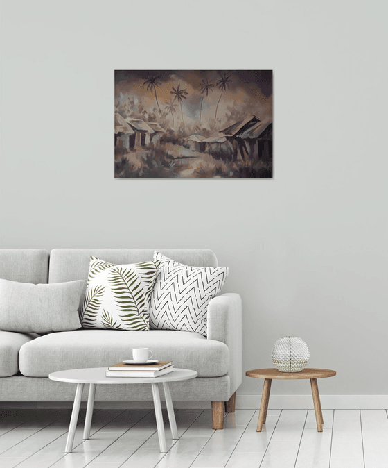 Beauty in Ashes Landscape painting