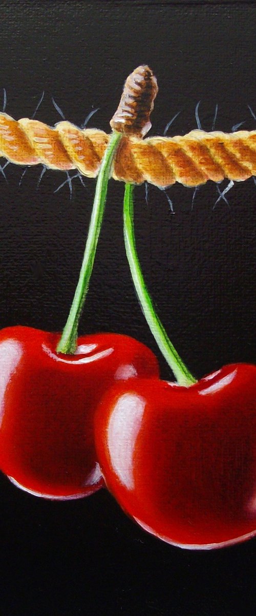 Acrobatic cherries by Jean-Pierre Walter