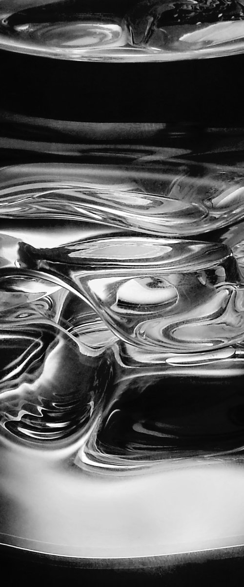 " Glass of water. Black and White "  Limited edition 1 / 15 by Dmitry Savchenko