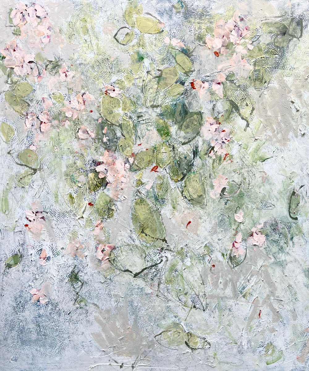 Apple Blossom Time By Irene Wilkes, 39 X 47, Artwork For Sale On Artfinder