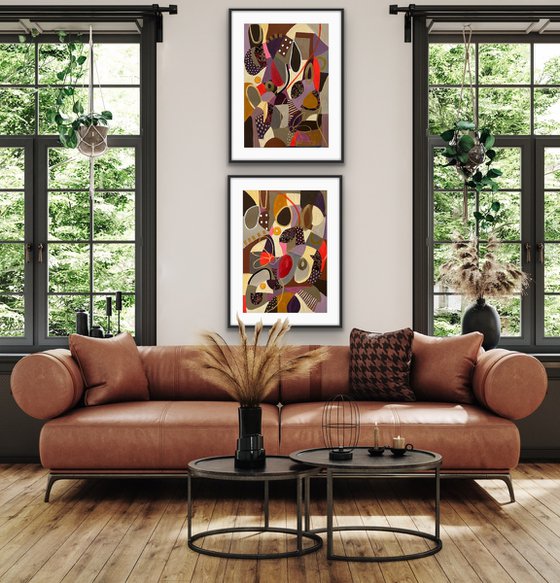 Emotional Fragments (Diptych)