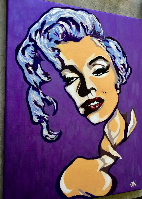Marilyn Monroe. Goddess of Hollywood. Movie star. MODERN URBAN ART OFFICE ART DECOR HOME DECOR GIFT IDEA