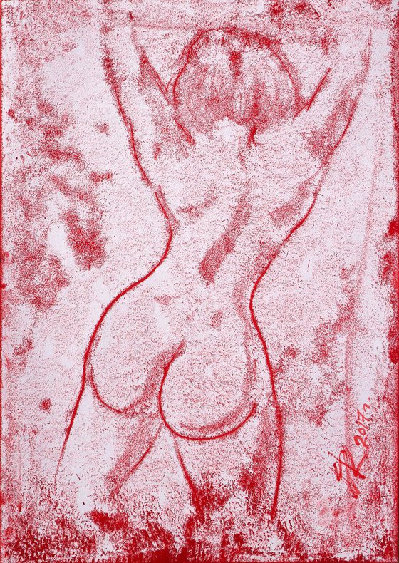 Nude monotype # 16