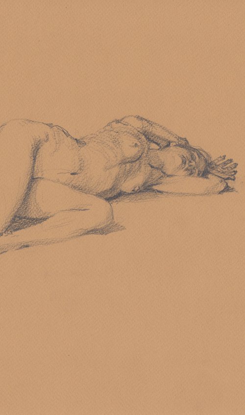 Sexy naked girl. Romantic nude. by Samira Yanushkova