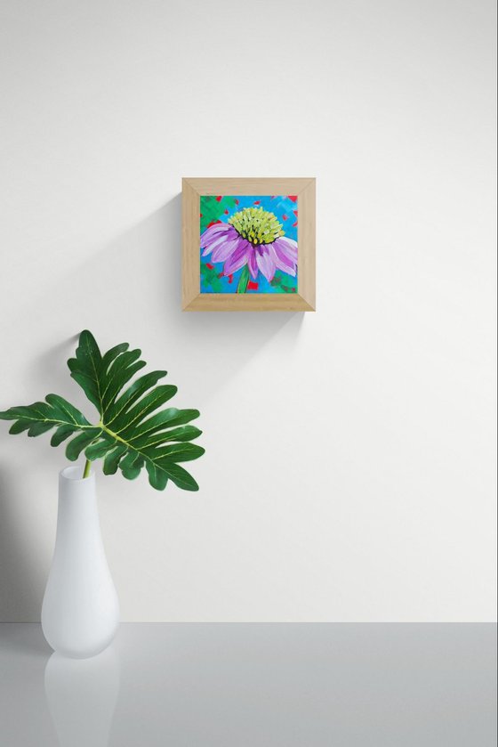 Violet Coneflower Burst