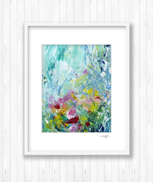Garden Song 3 - Abstract Flower Art by Kathy Morton Stanion by Kathy Morton Stanion