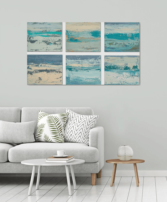 Six emotional seascapes