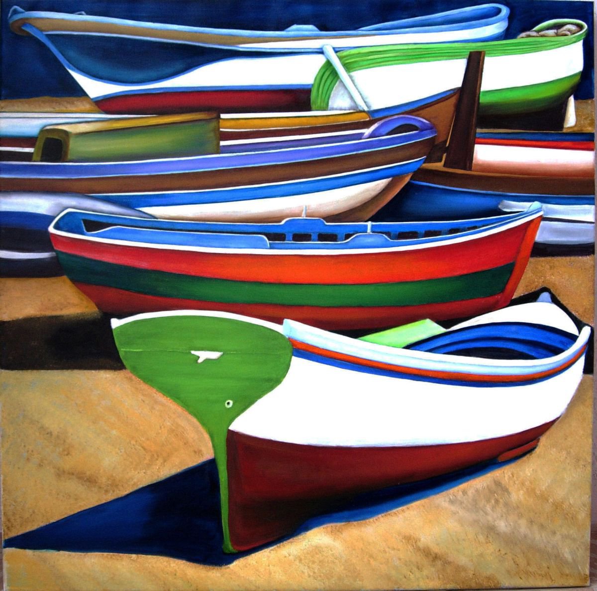 The Boatyard by Renee  DiNapoli