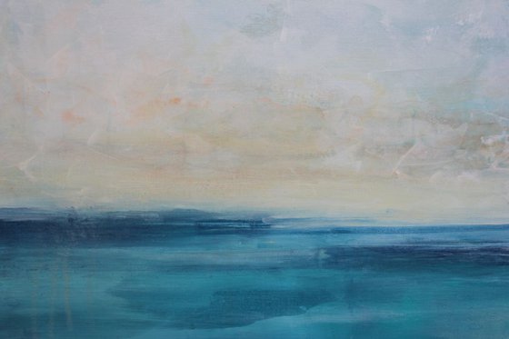 Cloud Piers - Seascape Painting