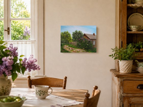 Country House with Chickens