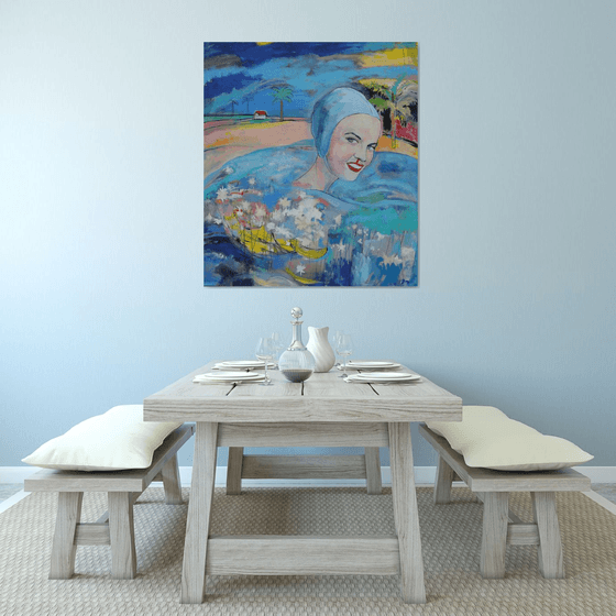 Swimmers and Glowing Algae