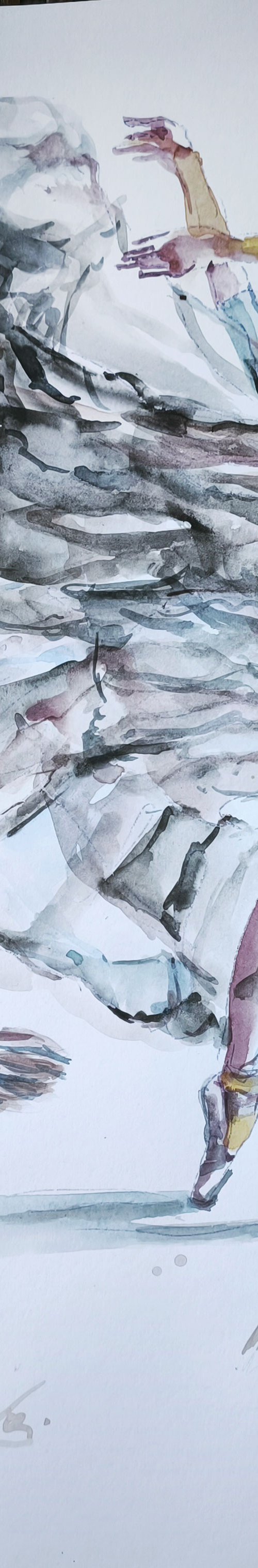 Ballet Watercolor Art by Annet Loginova
