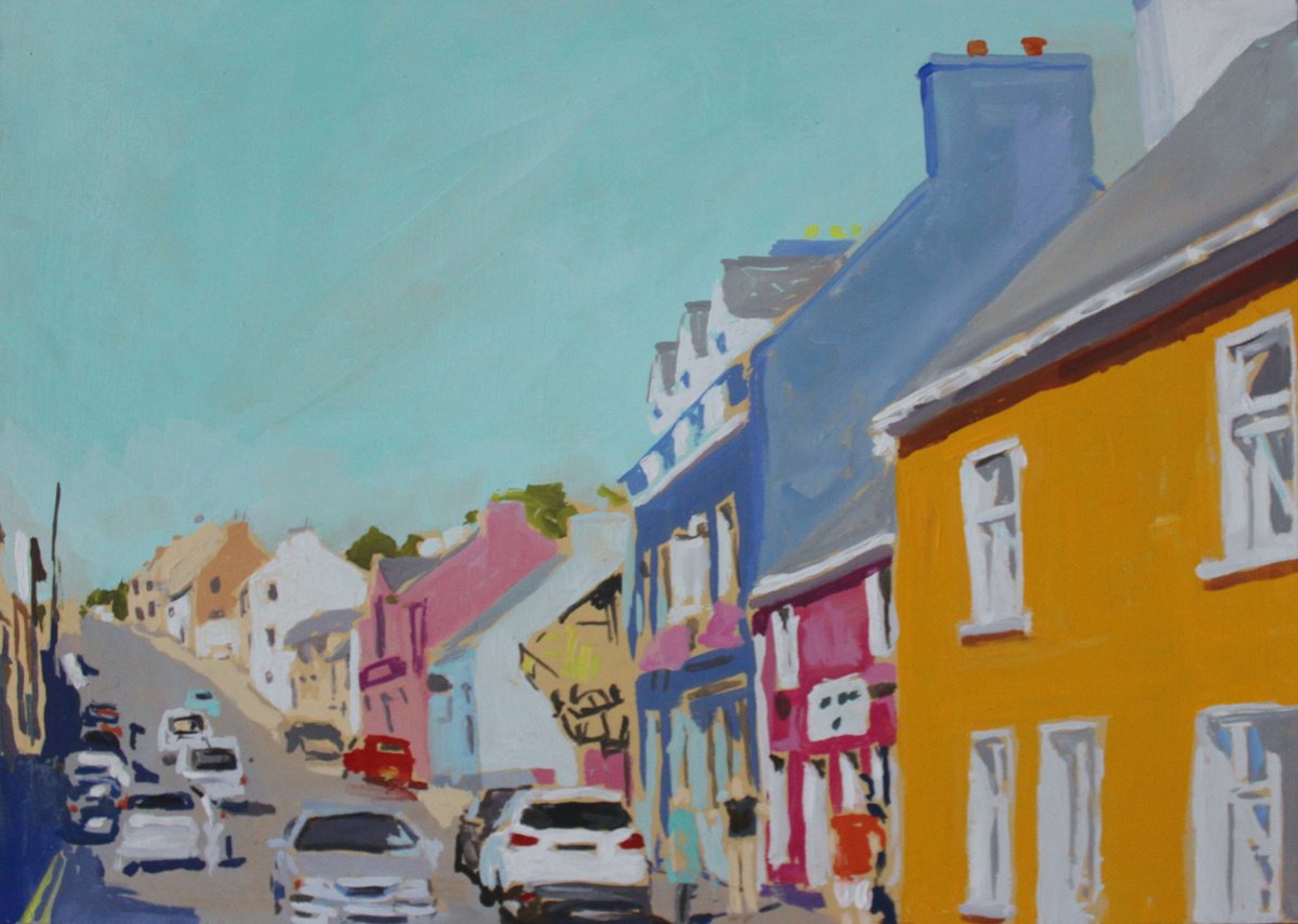 Impressionistic Landscape Acrylic Painting By Emma Cownie, 17 X 12, Ardara, Original Artwork