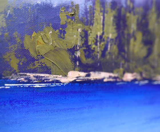 Summer day Beach Scene