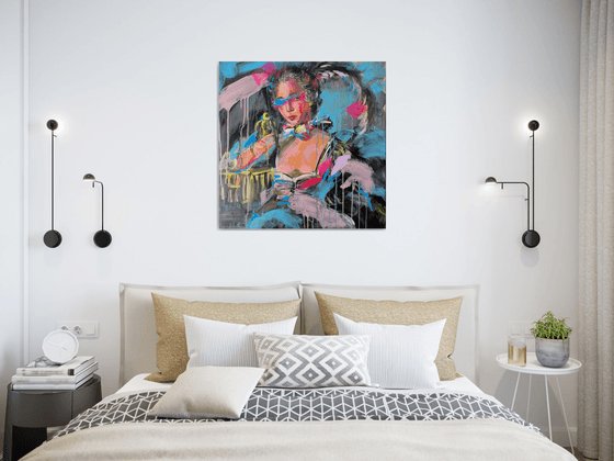 Woman with Bird