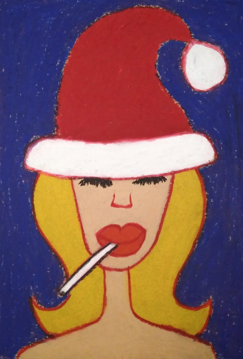 Merry smoking Christmas by Ann Zhuleva