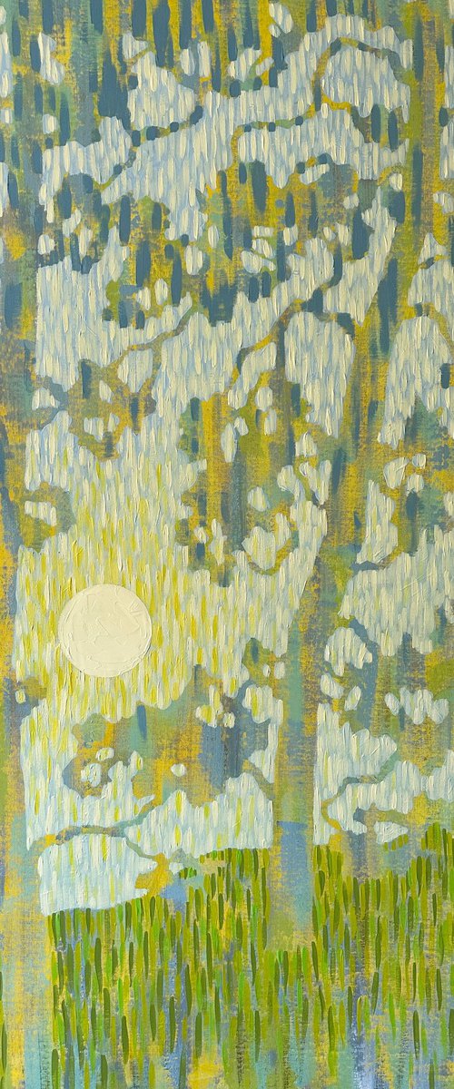 Morning Light Through Pines by Ekaterina Prisich
