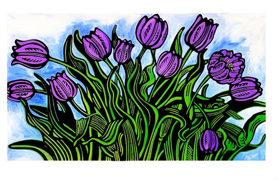 Purple Tulips