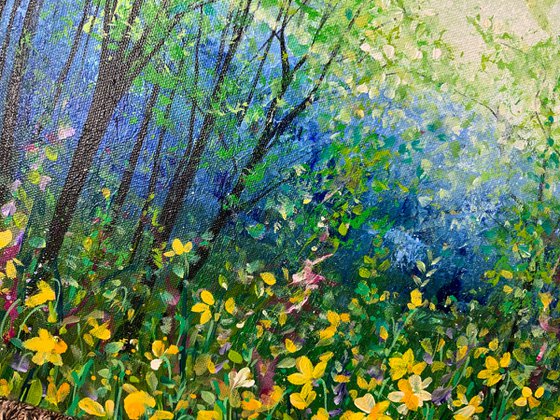 Bluebells and Daffodils