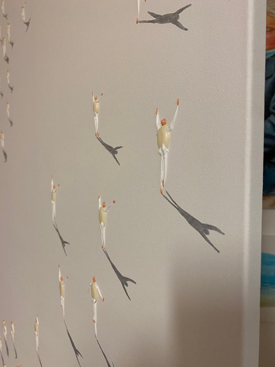 Action.3D Freedom People . Eka Peradze Art.