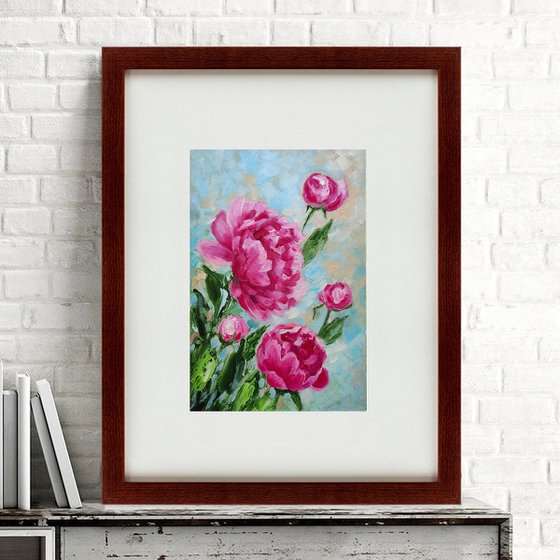 Peonies Painting