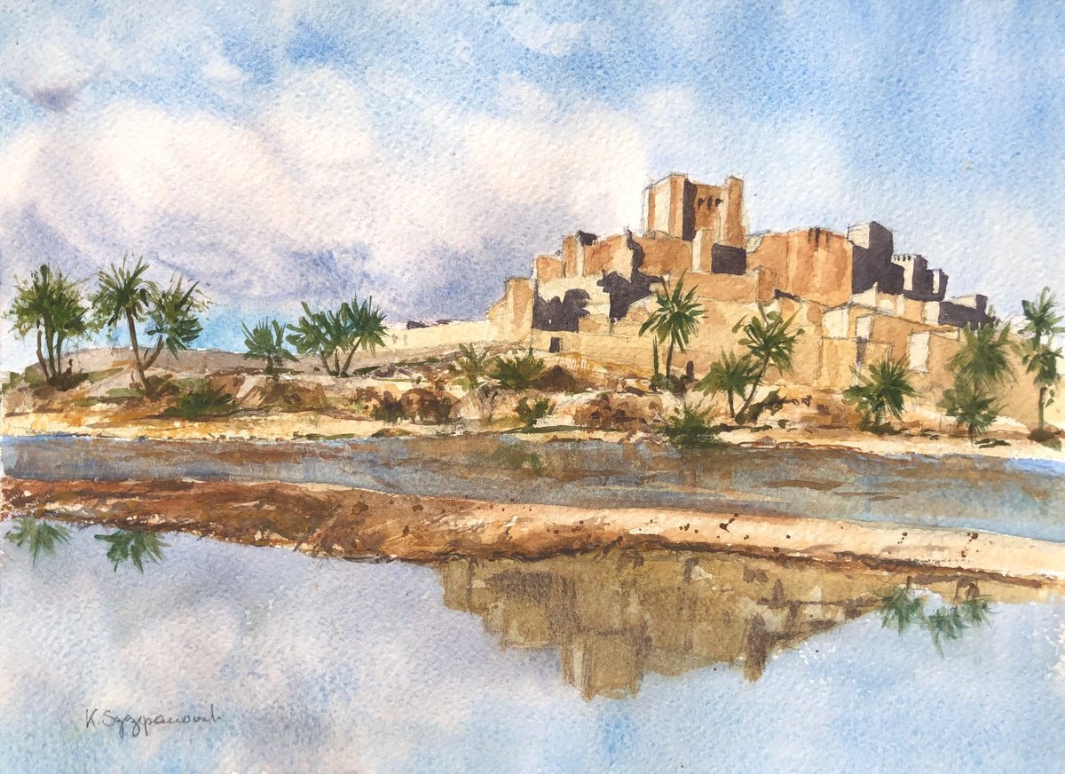 The Casbah of Tiffoultoute, Moroccos by Krystyna Szczepanowski