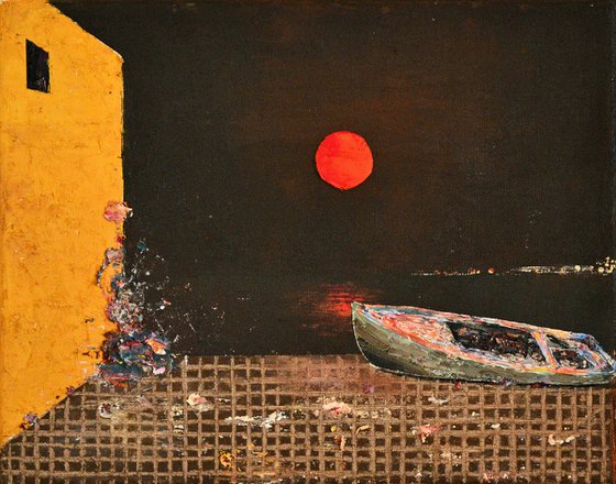 Moonlight boat