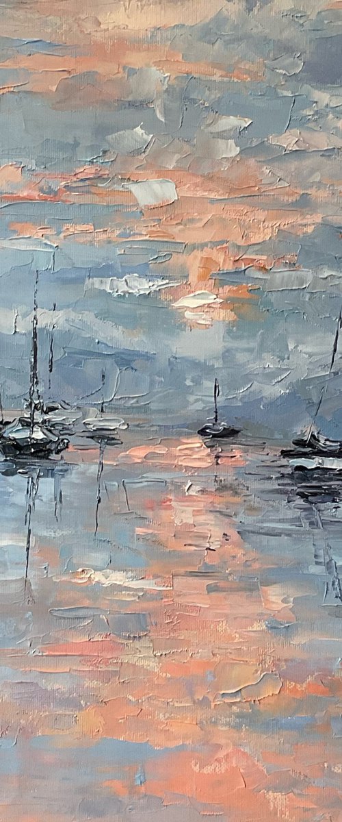 Pastel morning by Mariia Hyhar