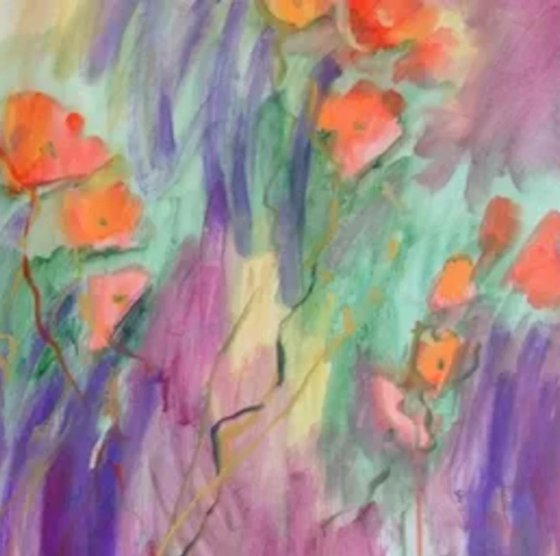 Abstract Flower Garden