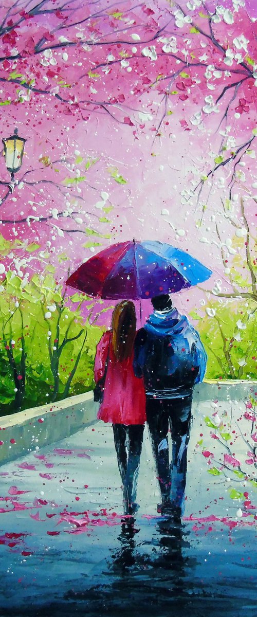 Under the Umbrella of Spring by Olha Darchuk