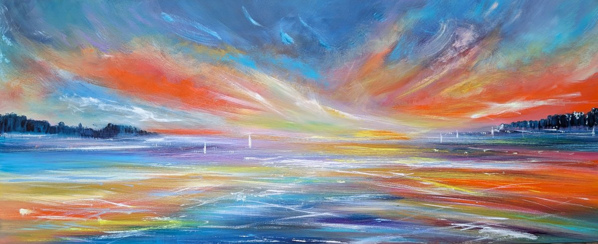For the Love of Colour, Seascape by Mel Graham