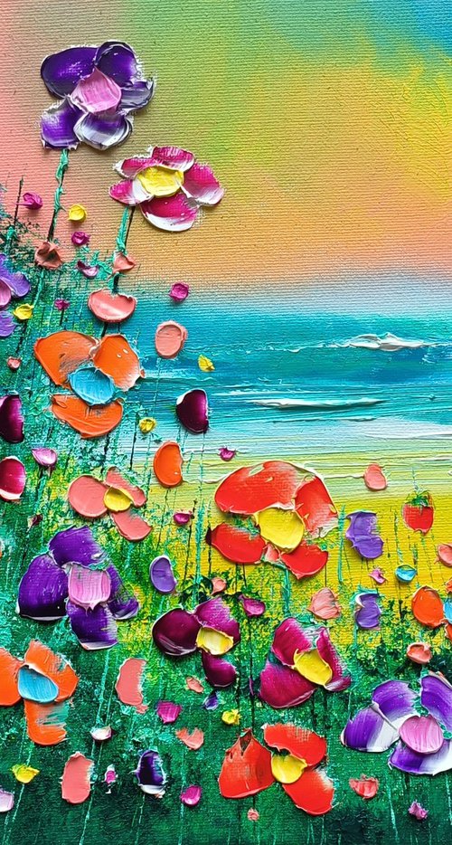 "The Dusk & Flowers in Love" by Phil Broad