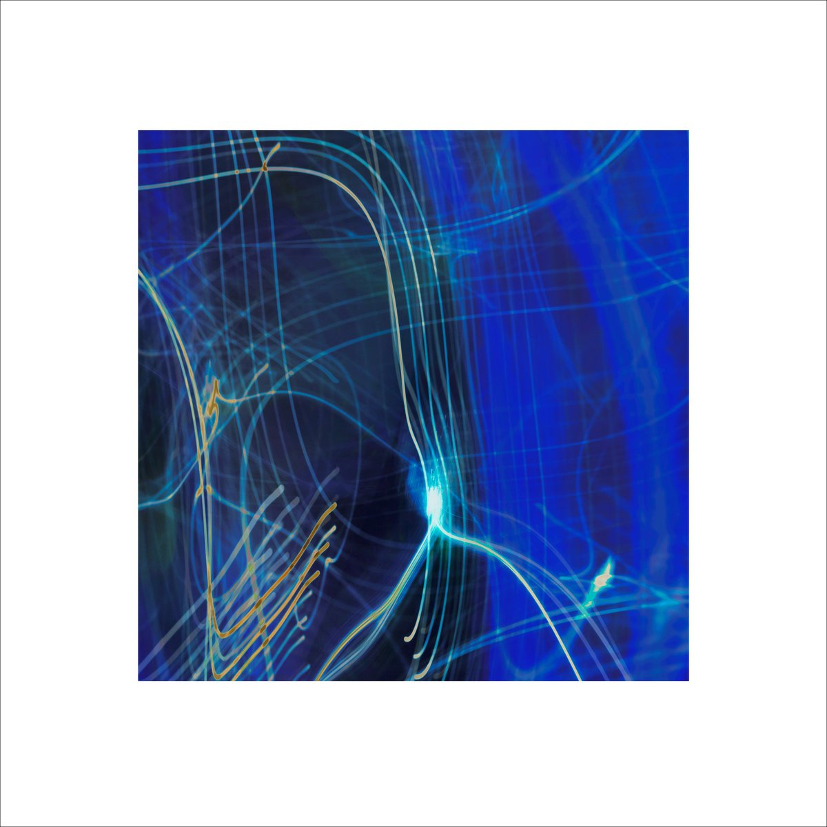 Abstract Giclee Print By Paul Harrison, 24 X 24", Forced Light 11, Original Artwork