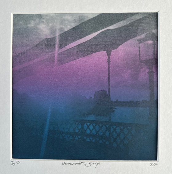 Hammersmith Bridge 19/50 FRAMED