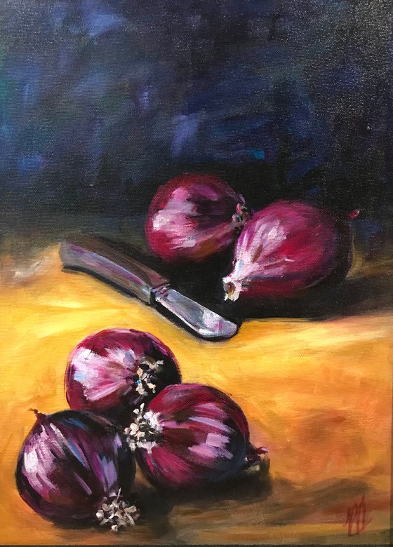 Still life with Onions