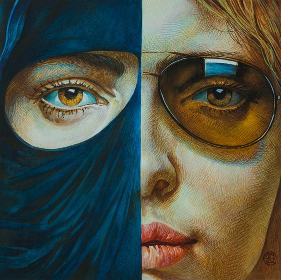 West and east. Mentality