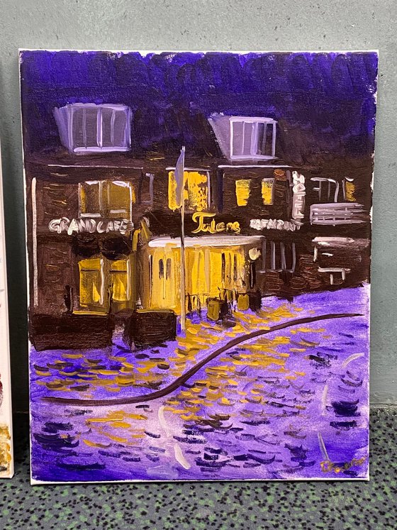Hotel in the night