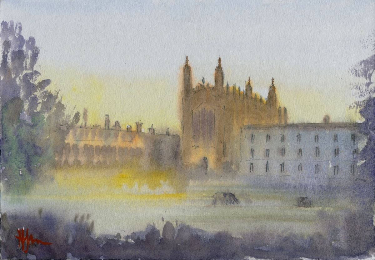 King's College Chapel Painting by Henry Jones Artfinder