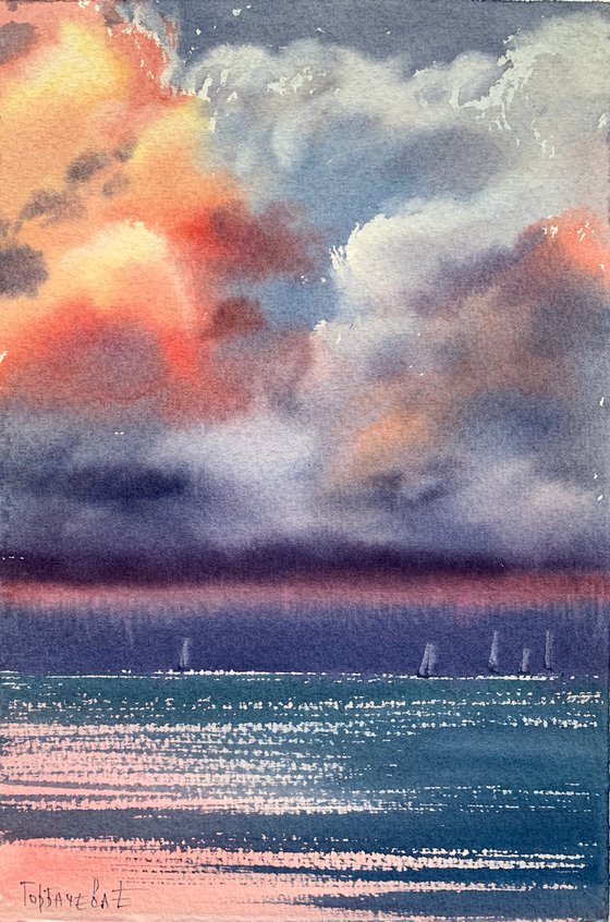 Yachts and clouds