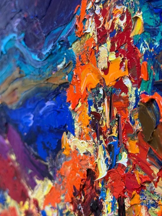 Magic of the evening mountains