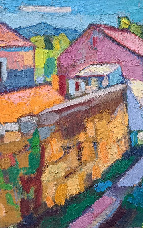 Mediterranean village by Maja Đokić Mihajlović