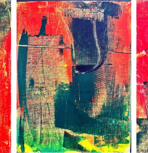 Triptych Jazz by Shabs  Beigh